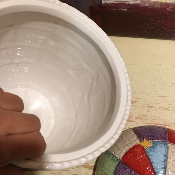 Christmas Patchwork Quilt Cookie Jar - Picture 6 of 12